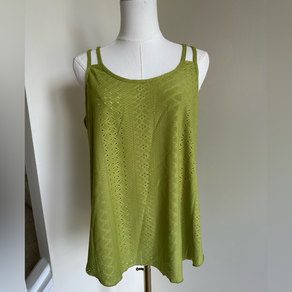 Chartreuse Tank-Top- Medium- NWOT